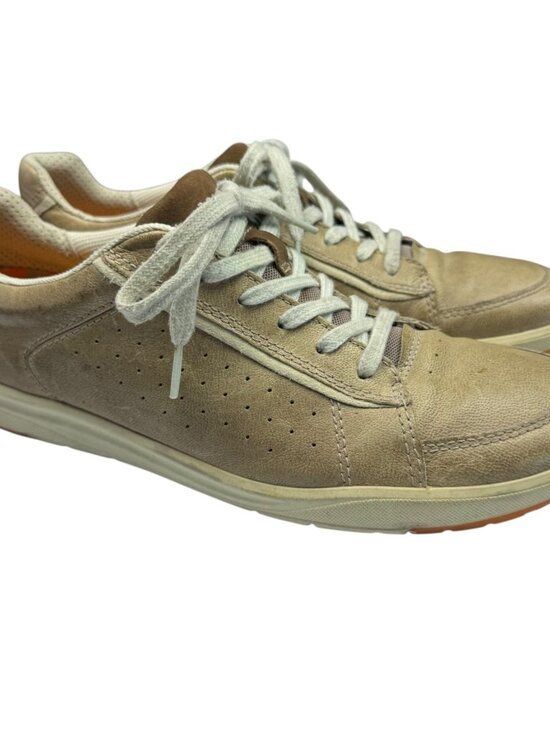Ecco Leather Comfort Low Top Golf Shoes Sneakers Tan Men\'s Size 43 EU 10 US main image 10